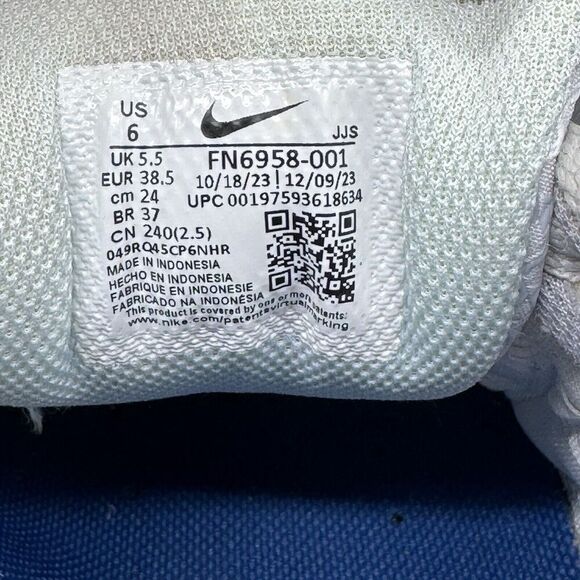 Nike Air Max 90 Pure Platinum White Glacier Blue FN6958-001 Men’s Size 6 EUC - Picture 8 of 8